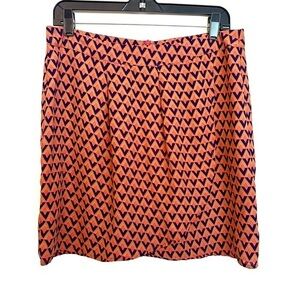 Tulle Wrap Mini Skirt Orange and Purple Size Large